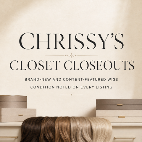 Chrissy wearing a featured style from The Liora Archive