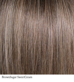 Belle Tress Kushikamana 18 E wig in Brown Sugar Sweet Cream — alternate model view 6