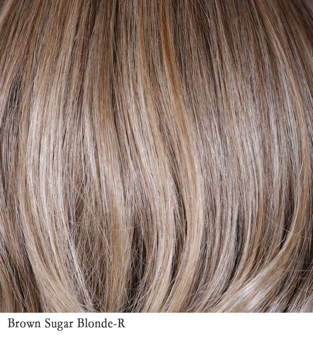 Belle Tress Monroe wig in Brown Sugar Blonde-R — alternate model view 2