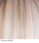 Belle Tress Kushikamana 18 E wig in Butterbeer Blonde — alternate model view 7