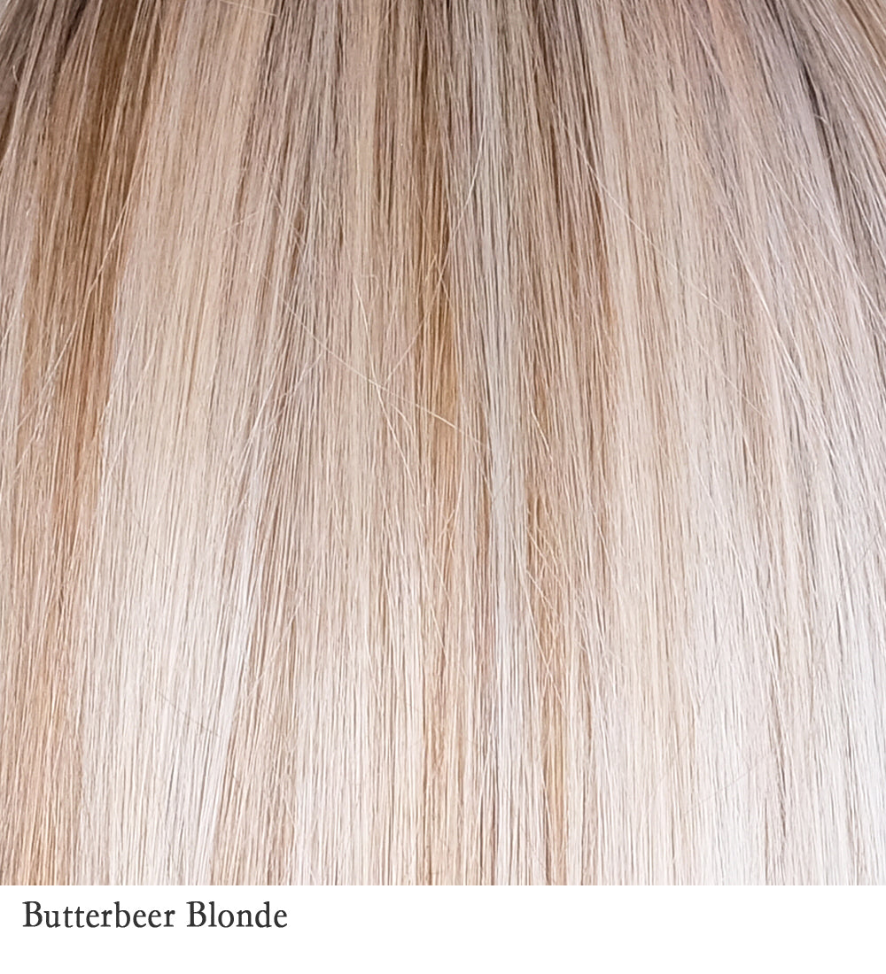 Belle Tress Kushikamana 18 E wig in Butterbeer Blonde — alternate model view 7