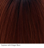Belle Tress Ground Theory wig in Cayenne with Ginger Root — alternate model view 7