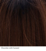 Belle Tress Kushikamana 18 E wig in Chocolate with Caramel — alternate model view 8