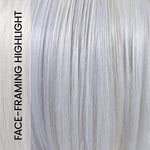 Silver Crème Lighted — TressAllure square color swatch