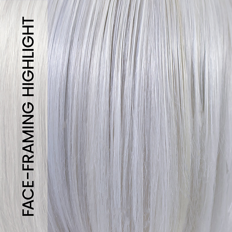 Silver Crème Lighted — TressAllure square color swatch