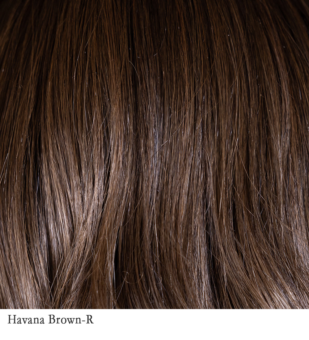 Belle Tress Dion wig in Havana Brown-R — alternate model view 9