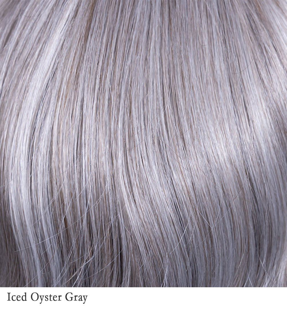 Belle Tress Anna wig in Iced Oyster Gray — alternate model view 12