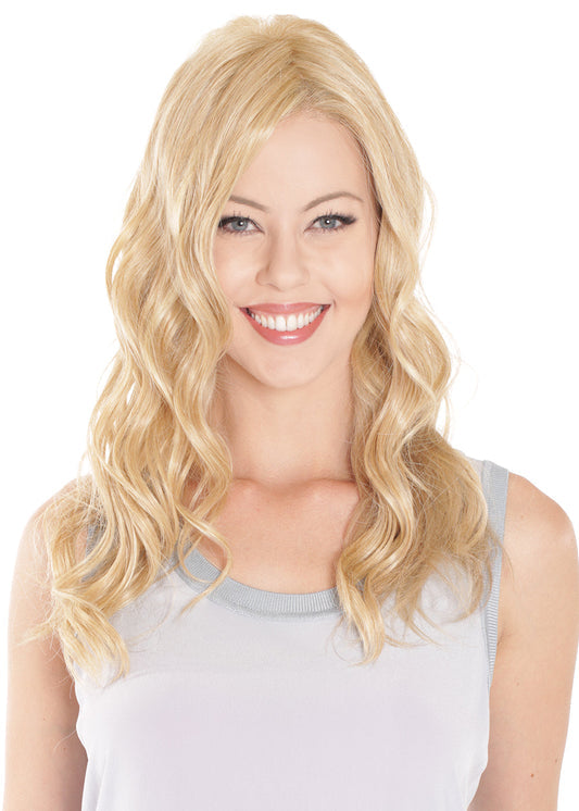 Belle Tress Lace Front Mono Top Wave 18 in Vanilla Lush