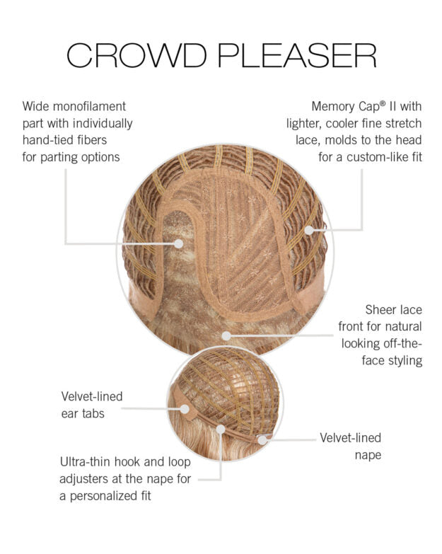 Crowd Pleaser by Raquel Welch – cap construction