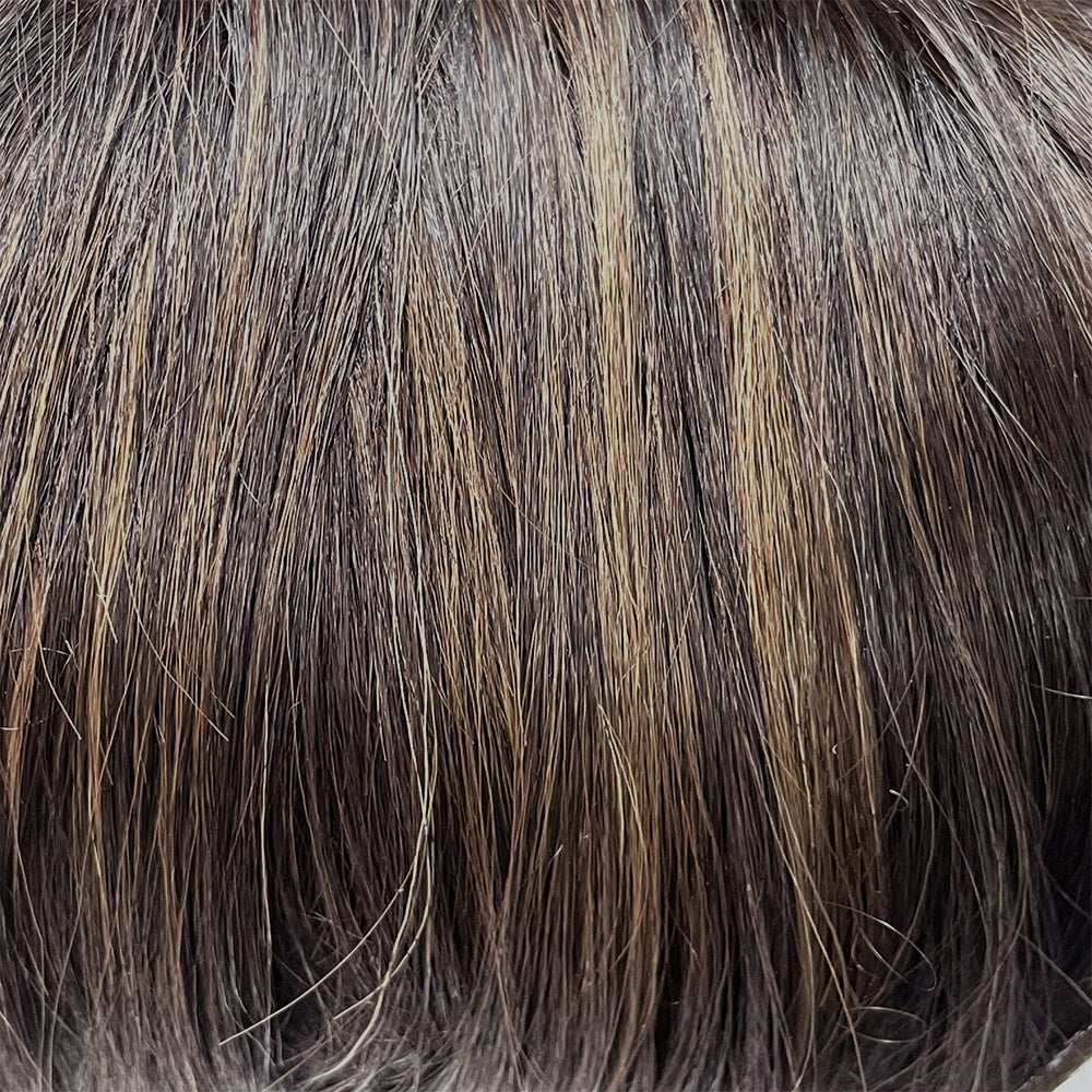 Belle Tress Milano wig color swatch — Triple Chocolate-R