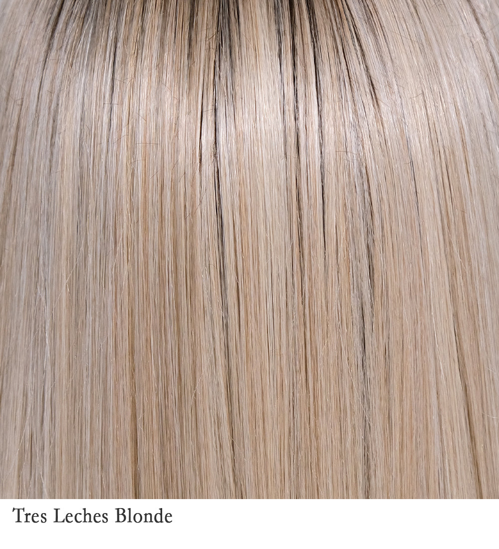 Belle Tress Kushikamana 18 E wig in Tres Leches Blonde — alternate model view 12