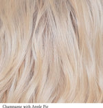Premium 100% Handmade Topper 14 Wave in Champagne with Apple Pie color swatch