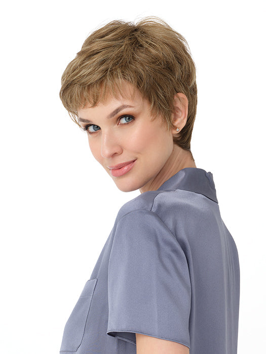 Fiona by Envy in Mocha Frost — front model view