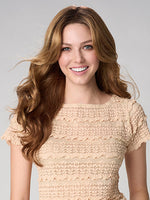 Brianna Hand Tied by Envy in Golden Nutmeg — front model view