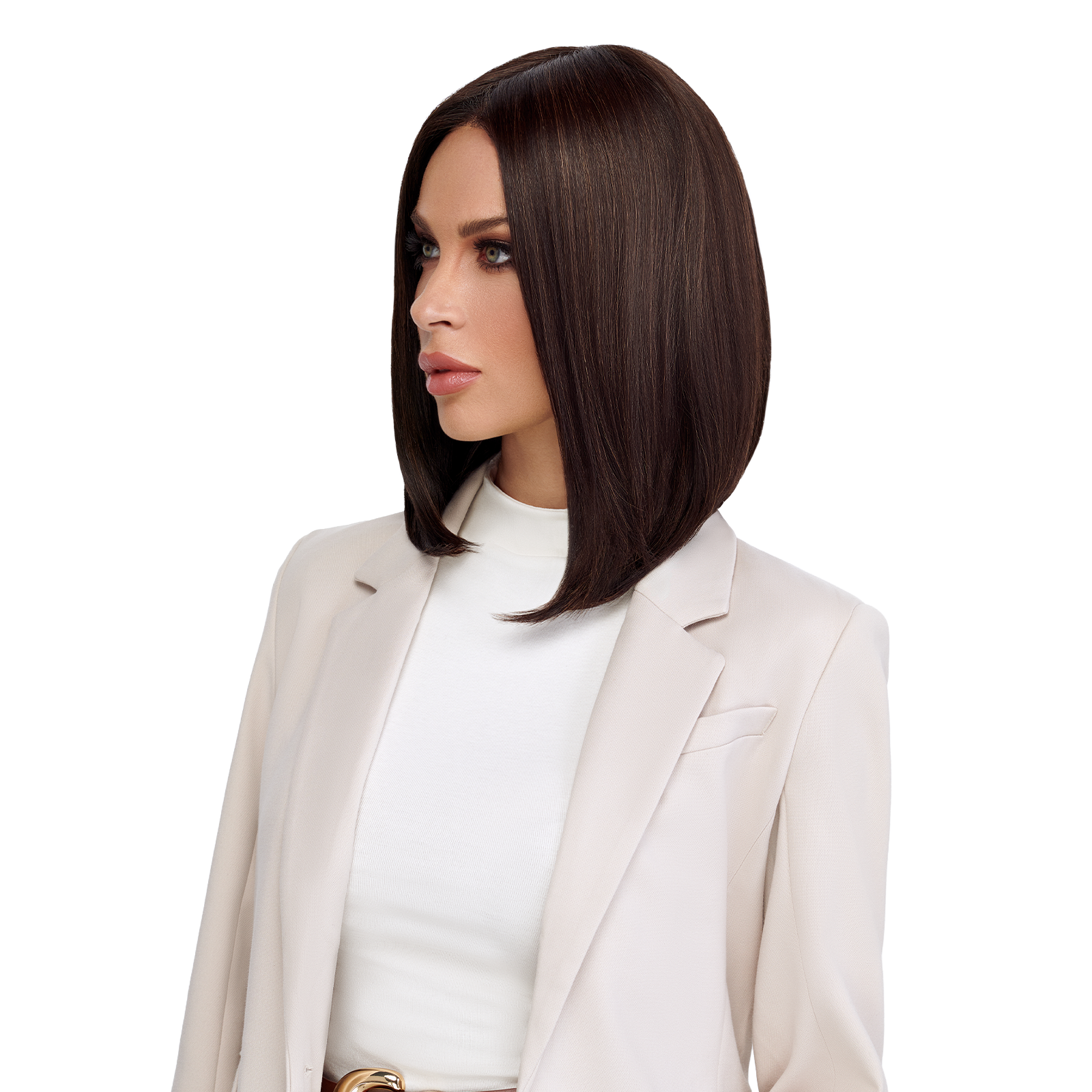 Undercut Bob by TressAllure – three-quarter view